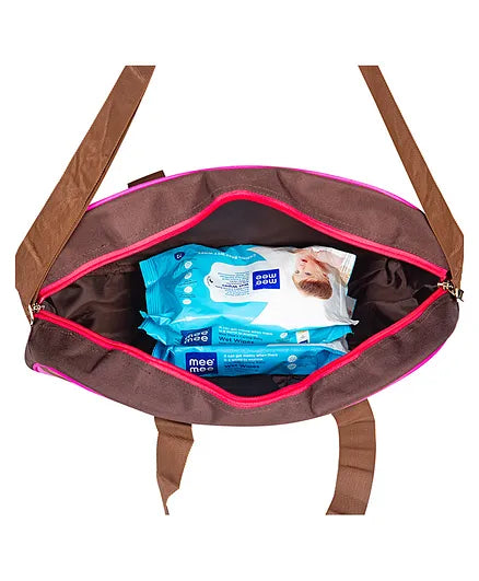 Mee Mee Multipurpose Diaper Bag - Brown