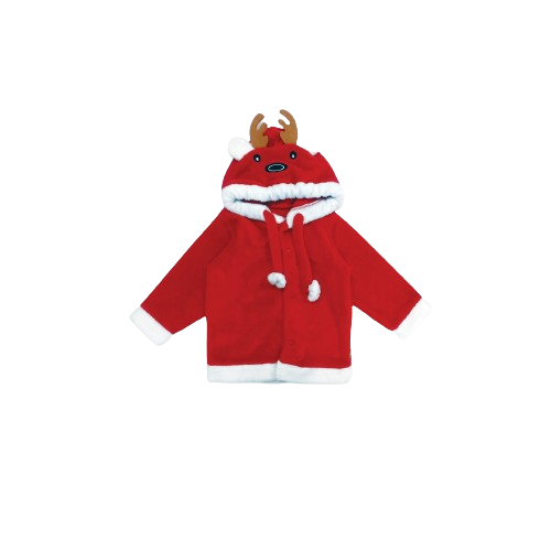 Santa Clause Hoodie for Kids (Red)