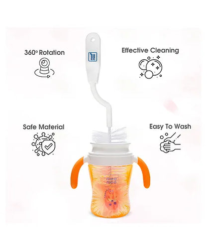 Mee Mee Bottle & Nipple Cleaning Brush - Pink