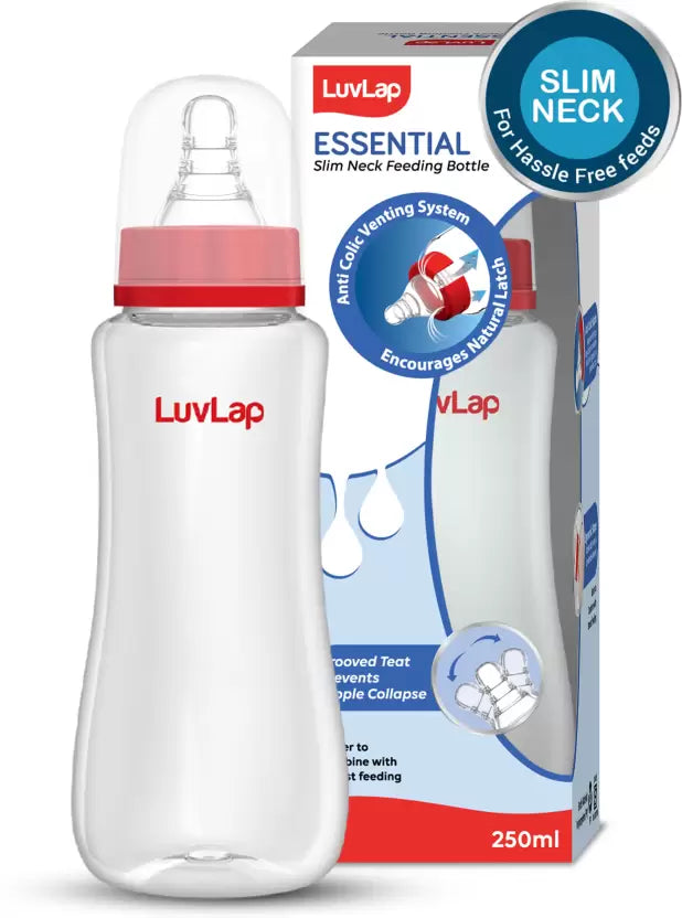 LuvLap Anti-Colic Essential Slim Neck Bottle