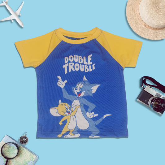 Blue and Yellow Kids T-Shirt