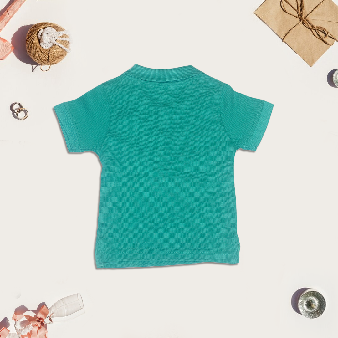 Sky Blue Collared T-Shirt for Kids