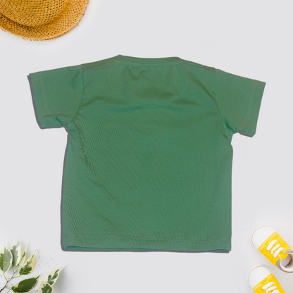 Green Printed T-Shirt for Kids