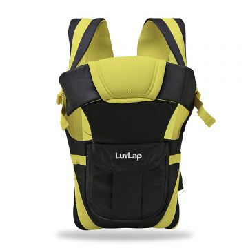 LuvLap Elegant Baby Carrier with 4 carry positions, for 4 to 24 months baby, Max weight Up to 15 Kgs