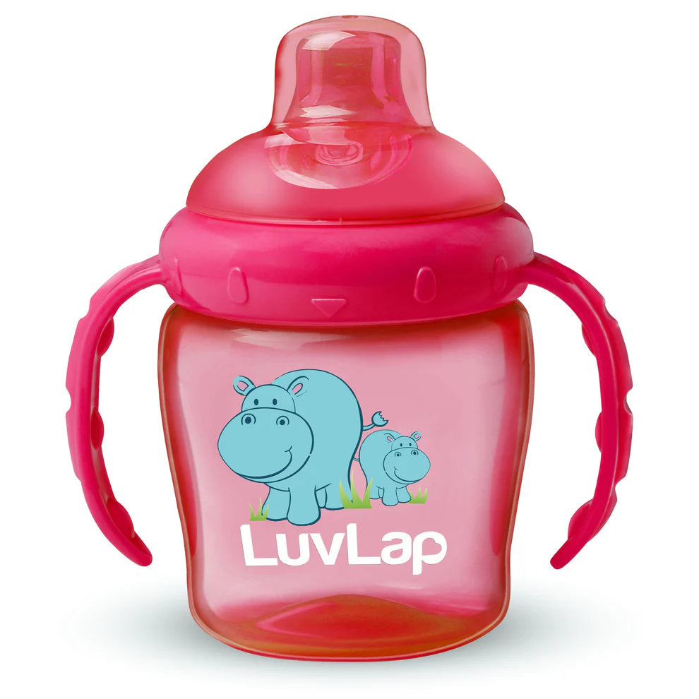 Hippo Spout Sipper for Infant/Toddler, 225ml (Pink)