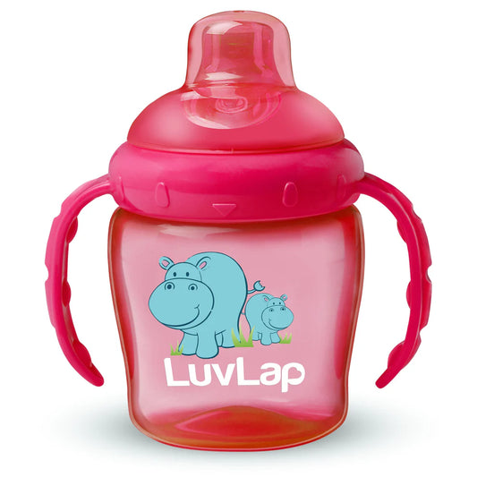 Hippo Spout Sipper for Infant/Toddler, 225ml (Pink)