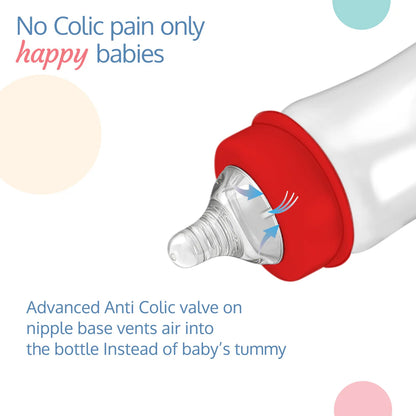 LuvLap Anti-Colic Essential Teat/Nipple for Wide Neck Bottle