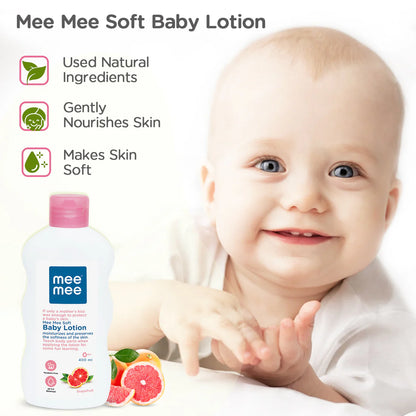 Mee Mee Soft Moisturizing Baby Lotion With Fruit Extracts, 400ml