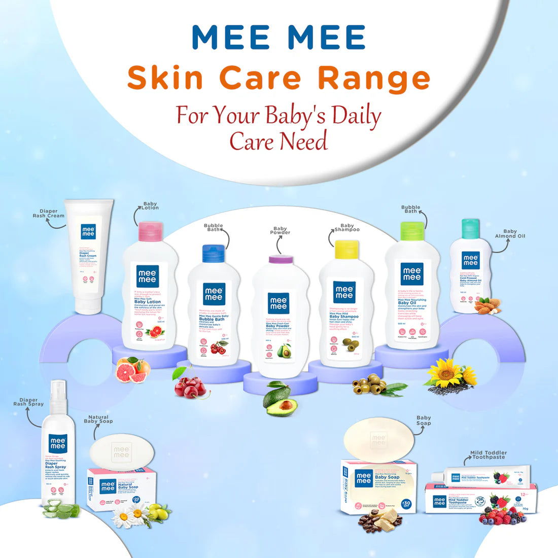 Mee Mee Soft Moisturizing Baby Lotion With Fruit Extracts, 400ml