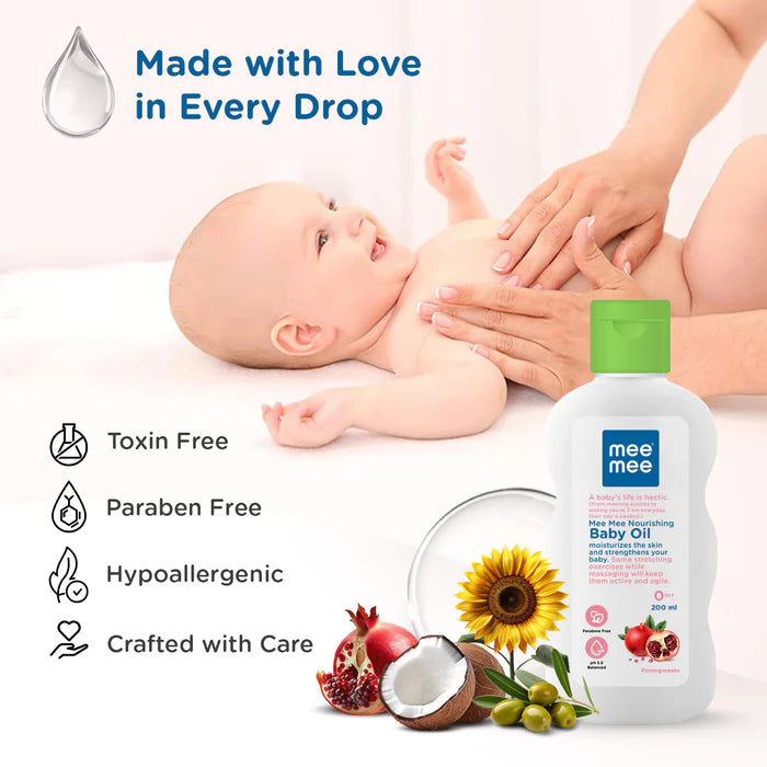 Nourishing Baby Oil with Fruit Extract - 200 ml