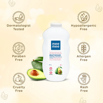 Mee Mee Fresh Feel Baby Powder, 400g