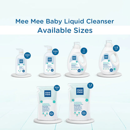 Mee Mee Anti-Bacterial Baby Liquid Cleanser | Kills 99.9% Germs|(500 ml - Bottle)