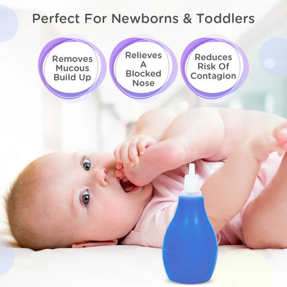 Mee Mee Soft Nozzle Nasal Aspirator (Blue)