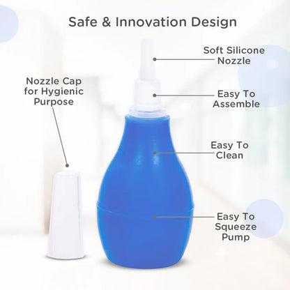 Mee Mee Soft Nozzle Nasal Aspirator (Blue)