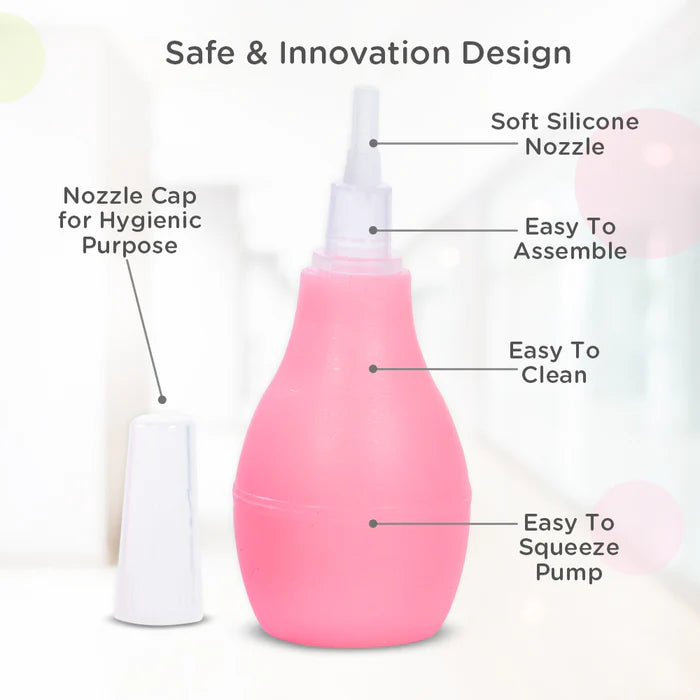 Mee Mee Soft Nozzle Nasal Aspirator (Pink)