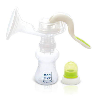 Mee Mee BPA Free Comfort Manual Breast Pump for Nursing & Breastfeeding (White)