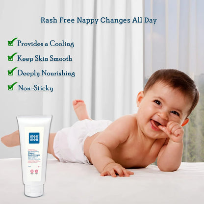 Mee Mee Soothing Baby Diaper Nappy Rash Cream With Aloe Vera Extracts | Treats & Prevents Nappy Rashes | 100g