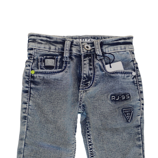 Light Blue Solid Jeans for Boys