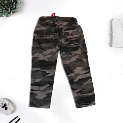 Unisex Multi Coloured Camouflage Print Pant