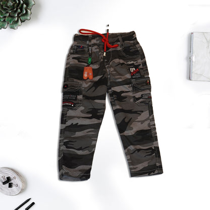 Unisex Multi Coloured Camouflage Print Pant