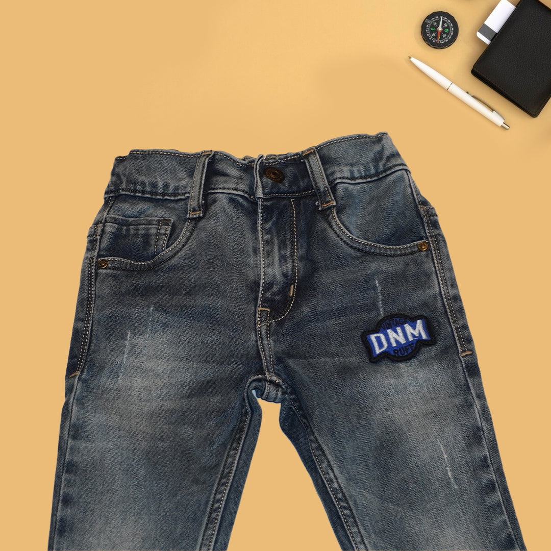 Boys Blue Distressed Jeans