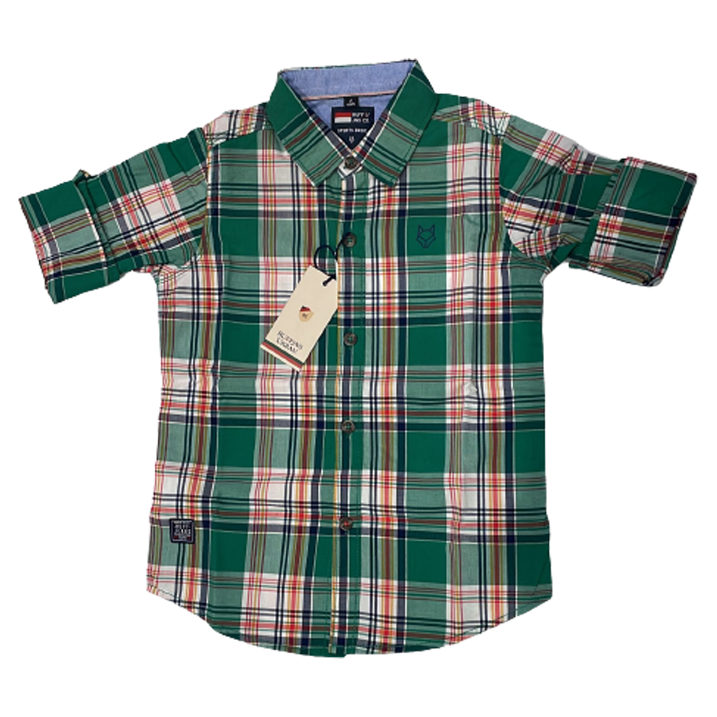 Kids casual shirt(Plaid)