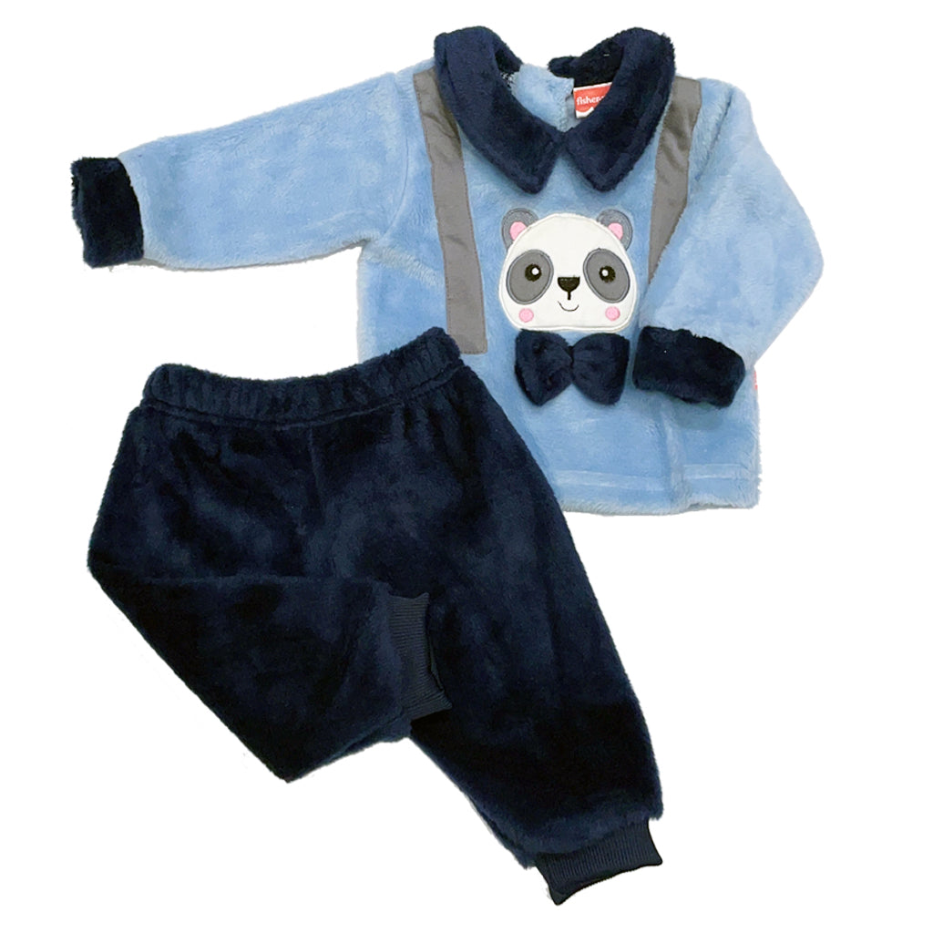 Kids Fleece Set with Panda Design